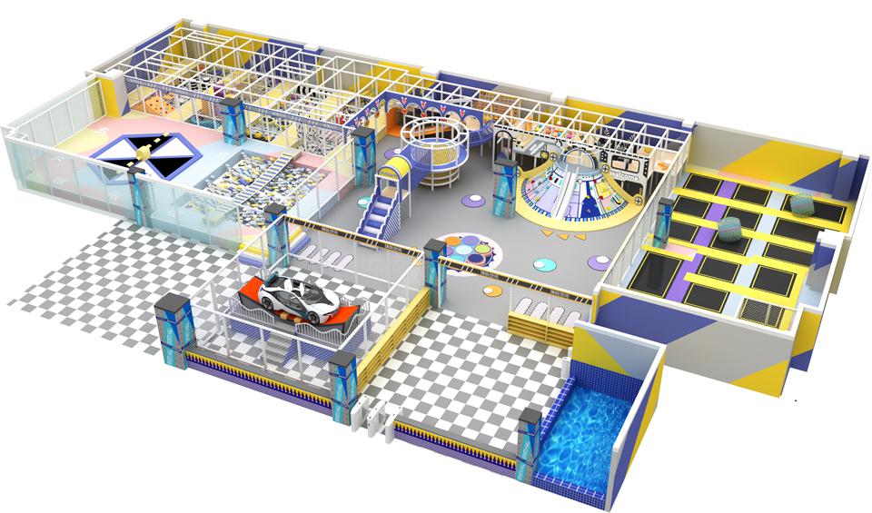 安徽省阜陽市750方室內(nèi)淘氣堡